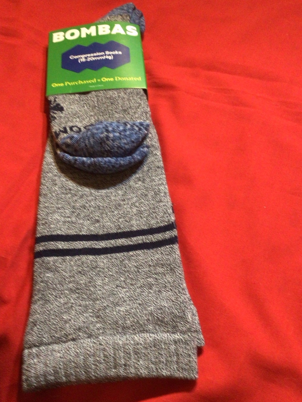 NEW Bombas Compression Socks Midweight Large